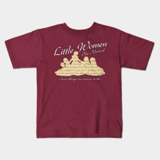 Little Women - Manuscript Design Kids T-Shirt